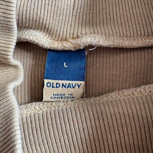 Old Navy Womens Camel Long-Sleeve Turtleneck Mini Dress Size L - Picture 5 of 10